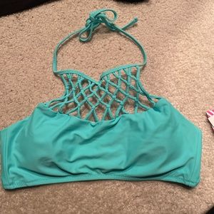 NWT aqua  bikini top